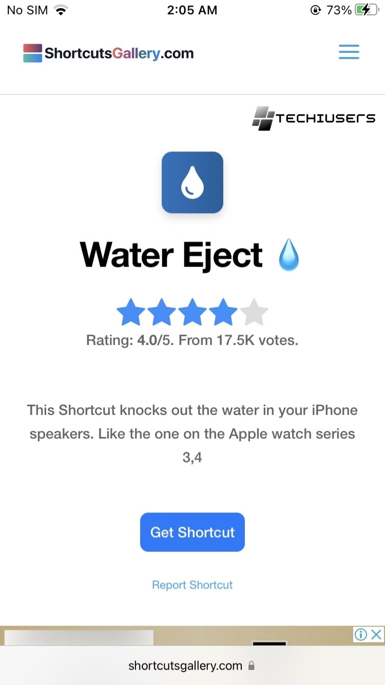 How To Eject Water Inside The Speakers Using Shortcuts Gallery App?